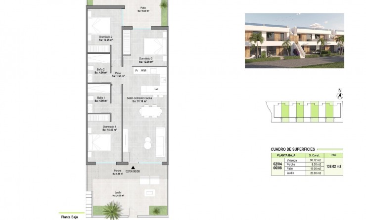 Nieuwbouw woningen - Bungalow - Alhama de Murcia - Condado de Alhama