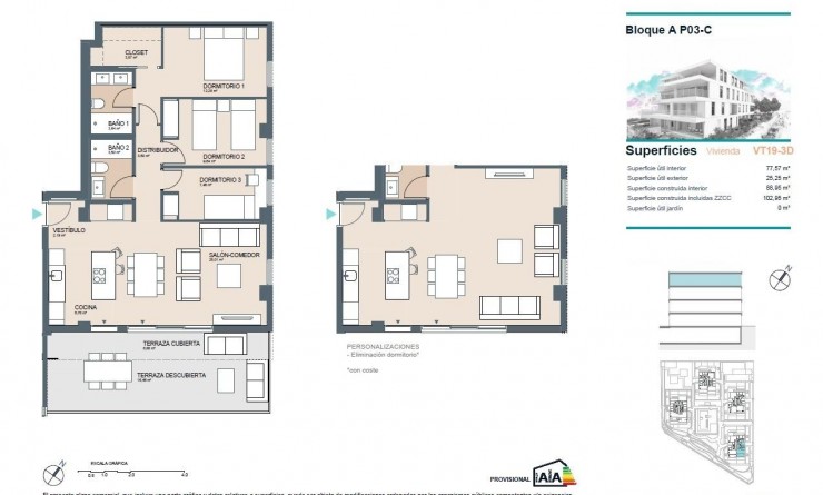 Nieuwbouw woningen - Penthouse - Benicassim - Almadraba