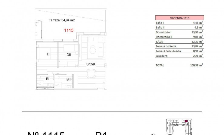 Nieuwbouw woningen - Appartement - San Miguel de Salinas - Pueblo