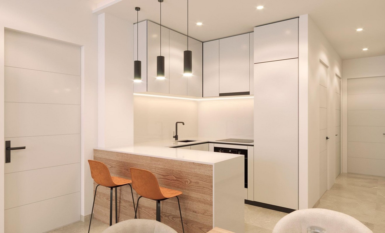 Nieuwbouw woningen - Appartement - Torrevieja - Playa del Acequión