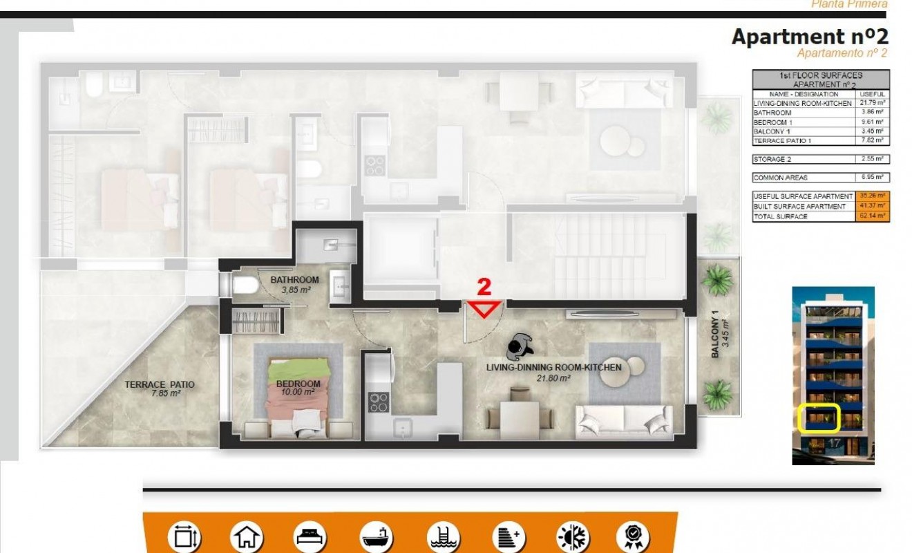 New Build - Apartment - Torrevieja - Playa del Acequión