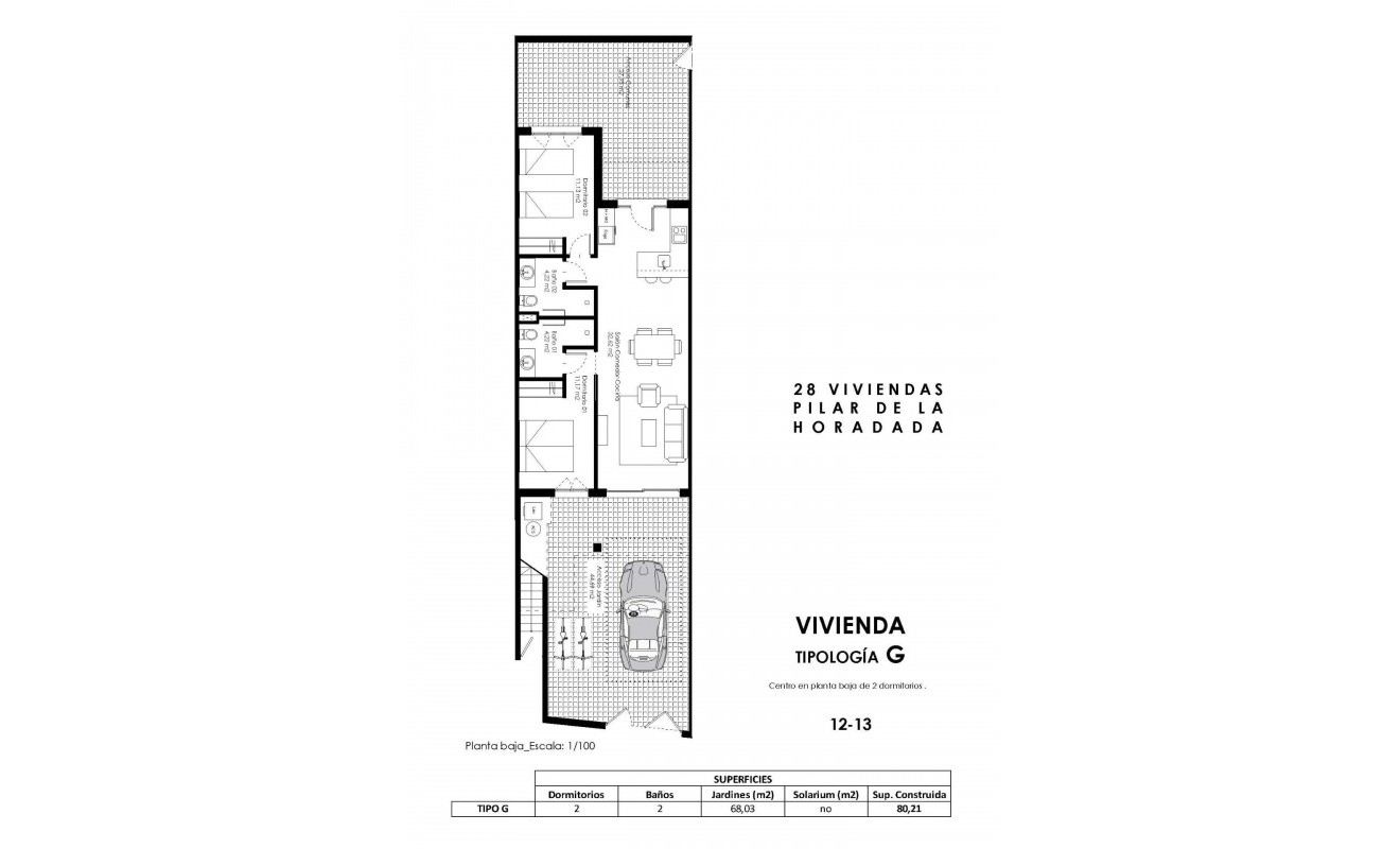 Nieuwbouw woningen - Bungalow - Pilar de la Horadada - pueblo
