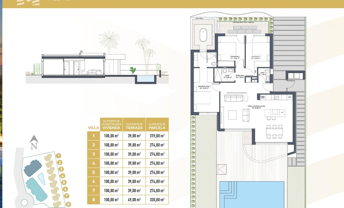 Nieuwbouw woningen - Villa - Los Alcázares - Serena Golf