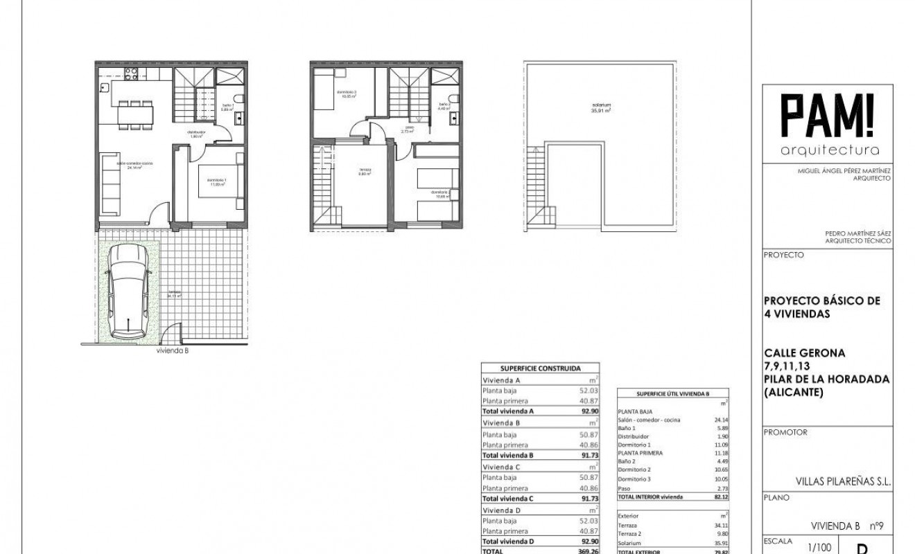 Nieuwbouw woningen - Rijwoning - Pilar de la Horadada - Zona Pueblo