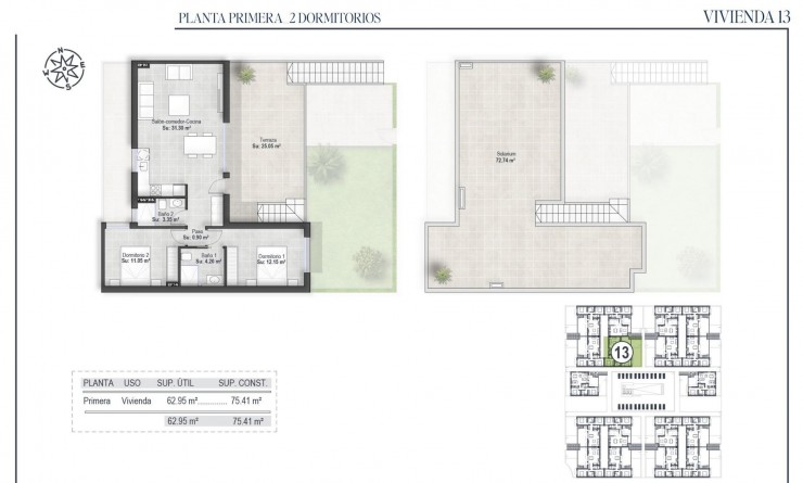 Nouvelle construction - Bungalow - Alhama de Murcia - Condado de Alhama
