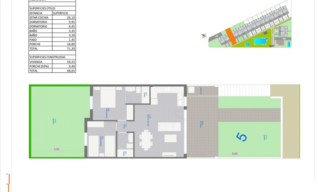 New Build - Bungalow - Pilar de la Horadada - pueblo