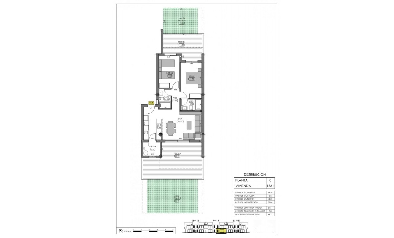 New Build - Bungalow - Algorfa - La finca golf
