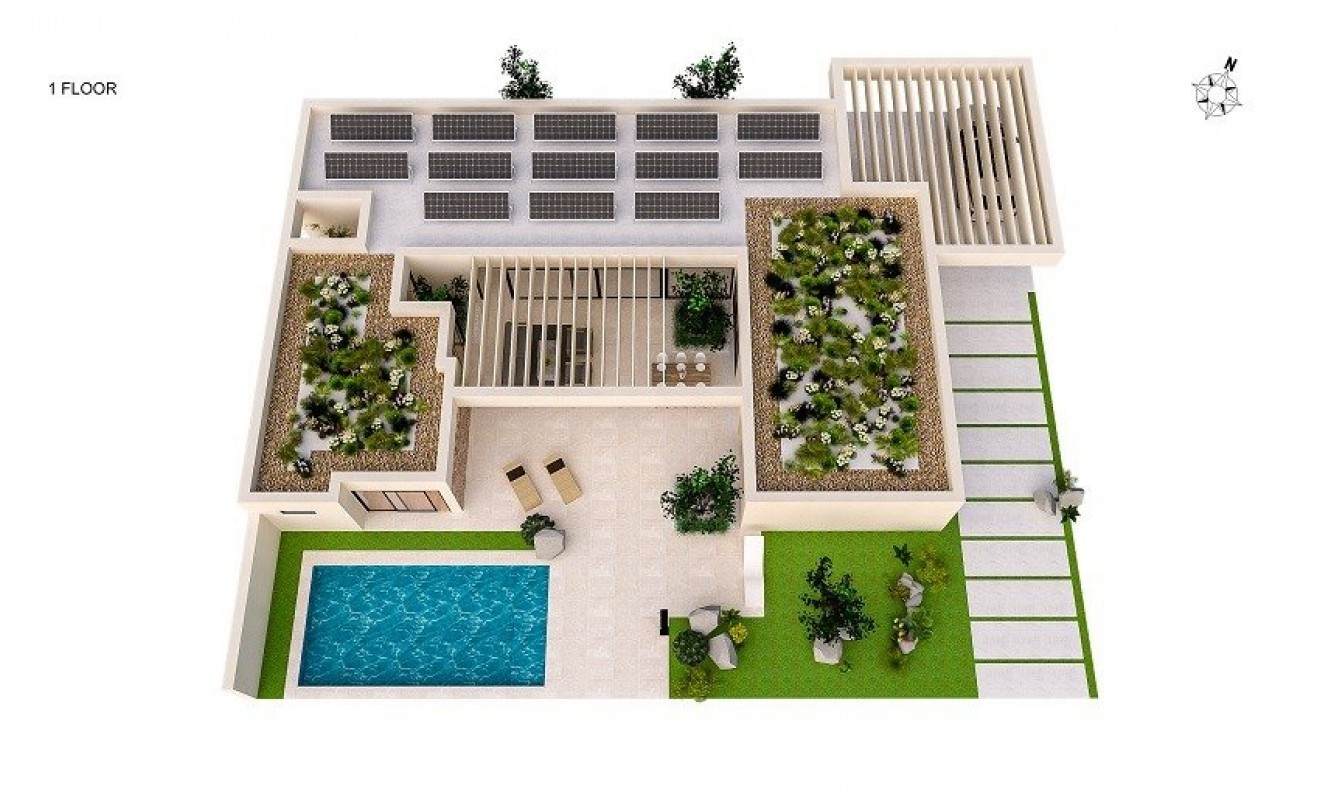 New Build - Villa - BAÑOS Y MENDIGO - Altaona Golf