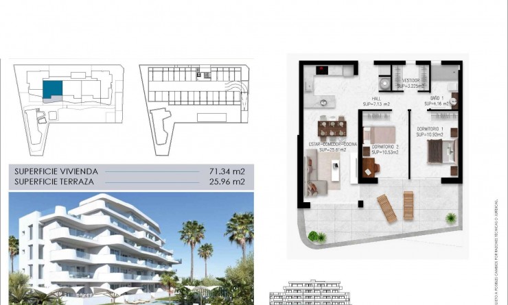 Nieuwbouw woningen - Appartement - Pilar de la Horadada - Mil Palmeras