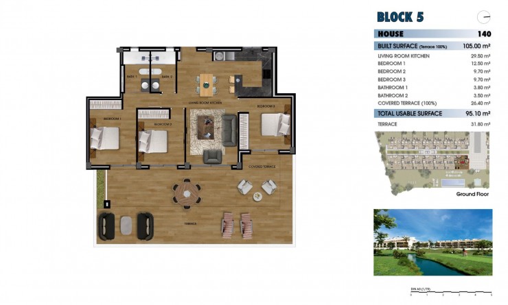 New Build - Apartment - Los Alcázares - Serena Golf