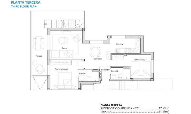 New Build - Penthouse - Torre Pacheco - Santa Rosalia Lake And Life Resort