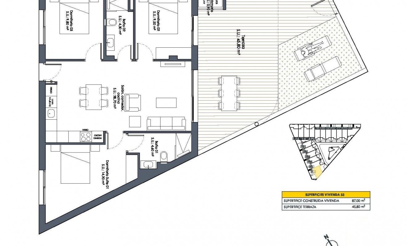 New Build - Bungalow - San Fulgencio - Pueblo