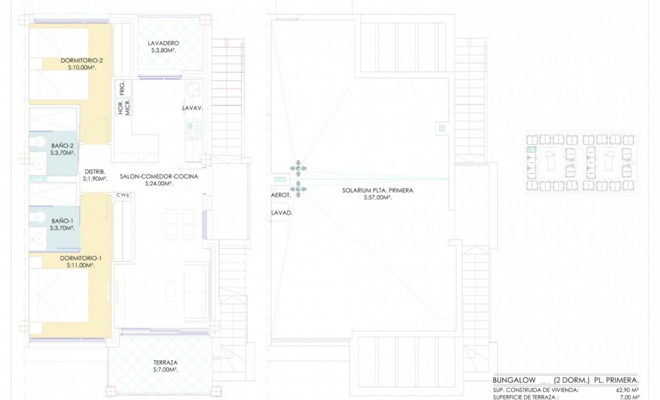 New Build - Bungalow - Torrevieja - Los balcones