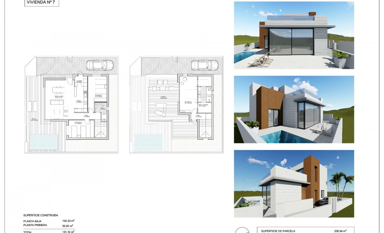 New Build - Villa - Pilar de la Horadada - pueblo