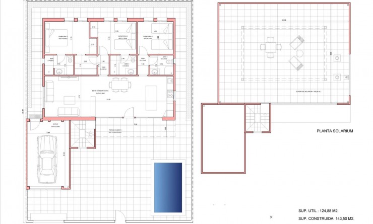 New Build - Villa - Fuente Álamo - La Pinilla