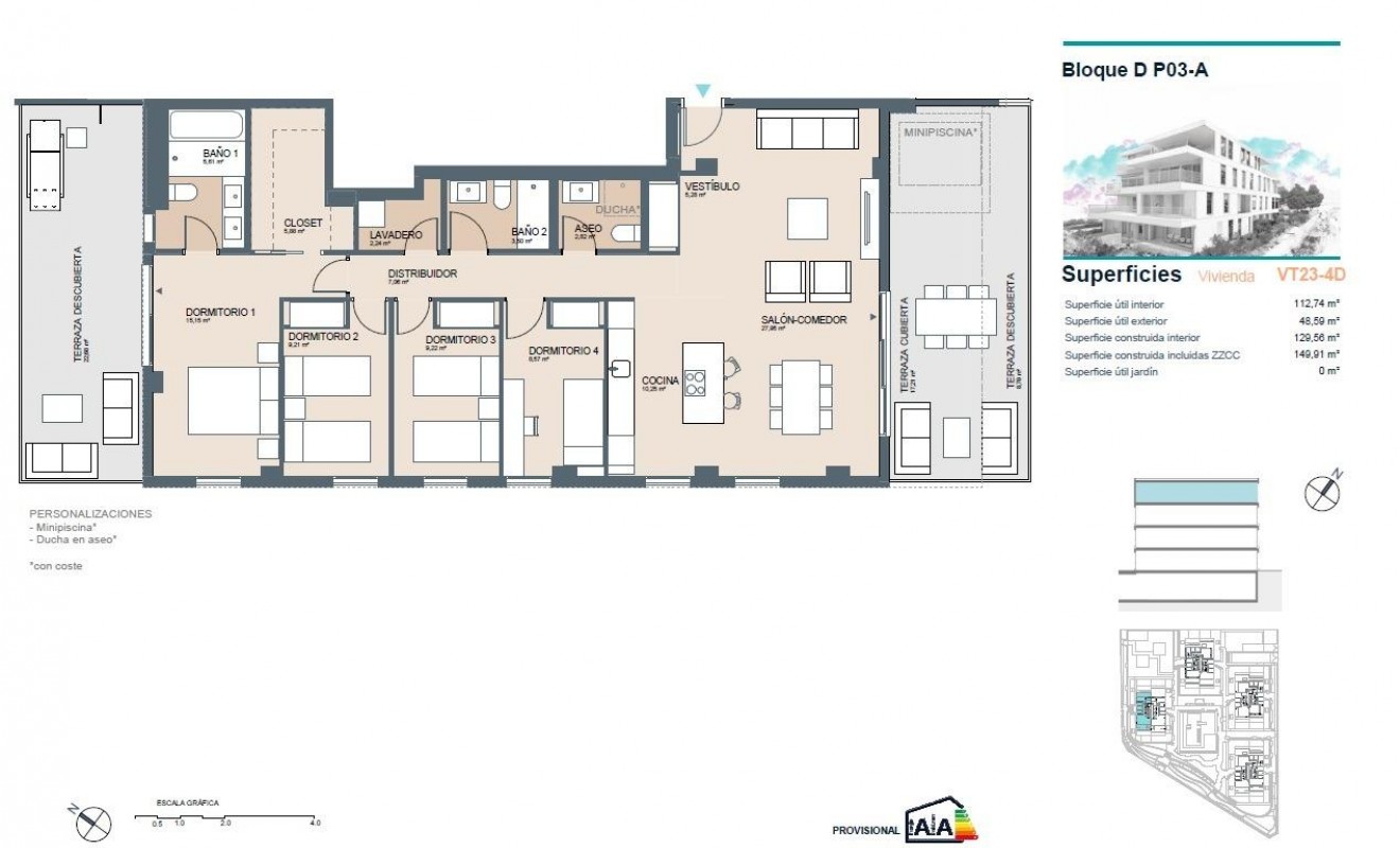 Nieuwbouw woningen - Penthouse - Benicassim - Almadraba
