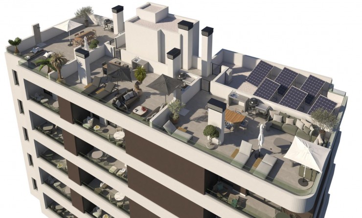 Nieuwbouw woningen - Penthouse - Santa Pola - pueblo