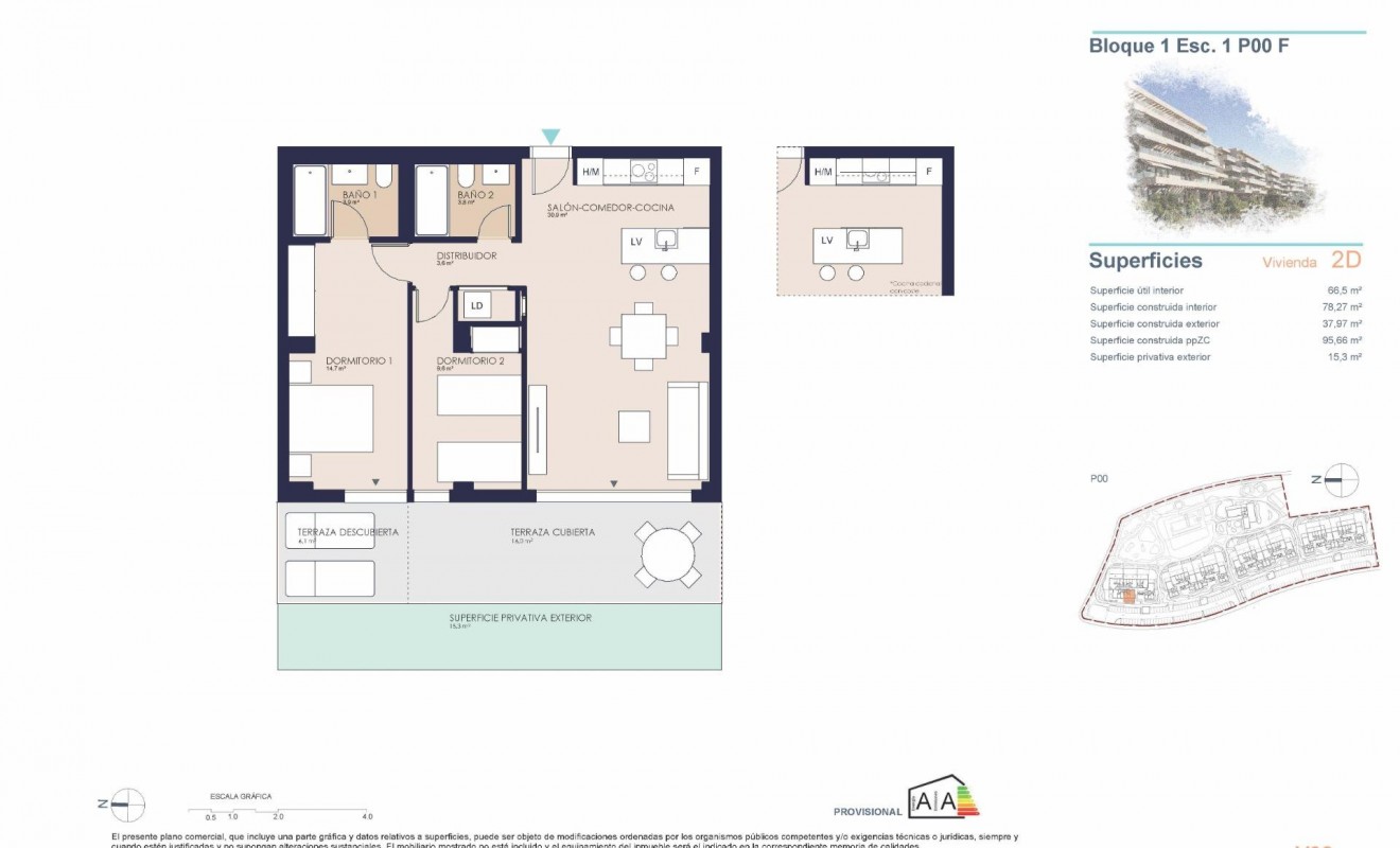 Nieuwbouw woningen - Ground floor apartment - Denia - Playa de La Almadraba