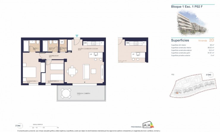 Nieuwbouw woningen - Appartement - Denia - Playa de La Almadraba