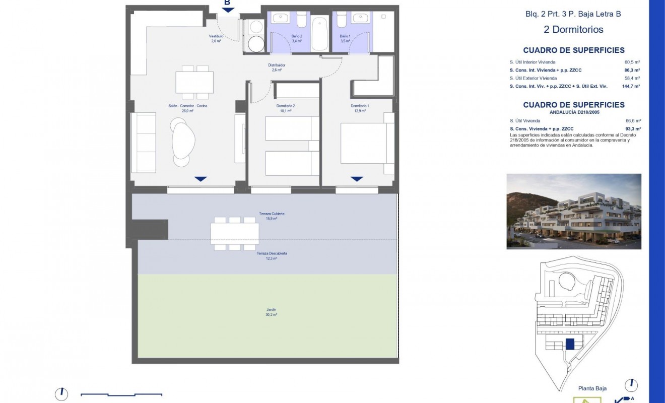 Nieuwbouw woningen - Ground floor apartment - Pulpi - Aguilón Golf