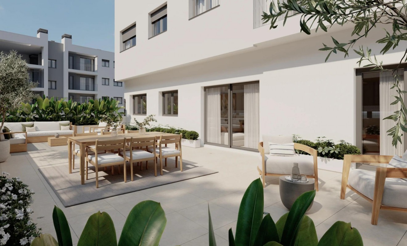 Nieuwbouw woningen - Ground floor apartment - Alicante - San Agustín