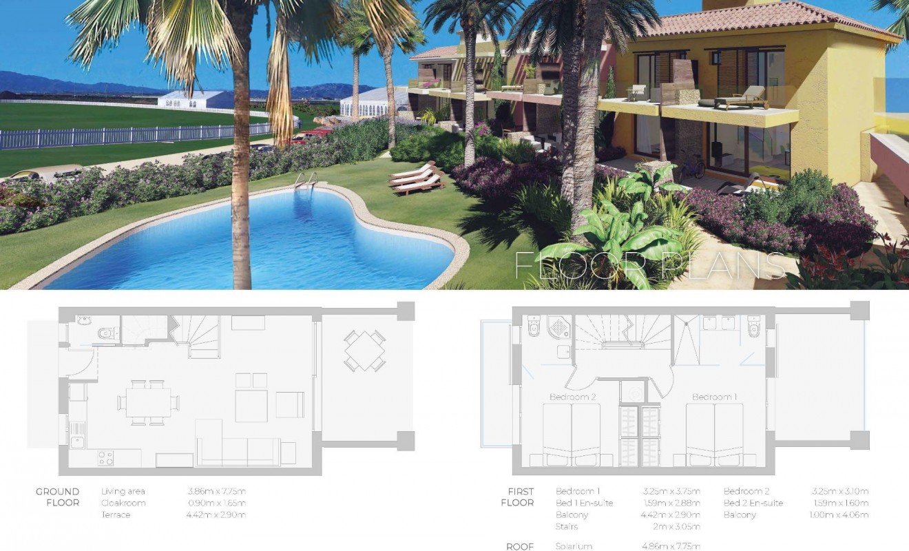 Nouvelle construction - Town House - Cuevas Del Almanzora - Desert Springs Golf Club