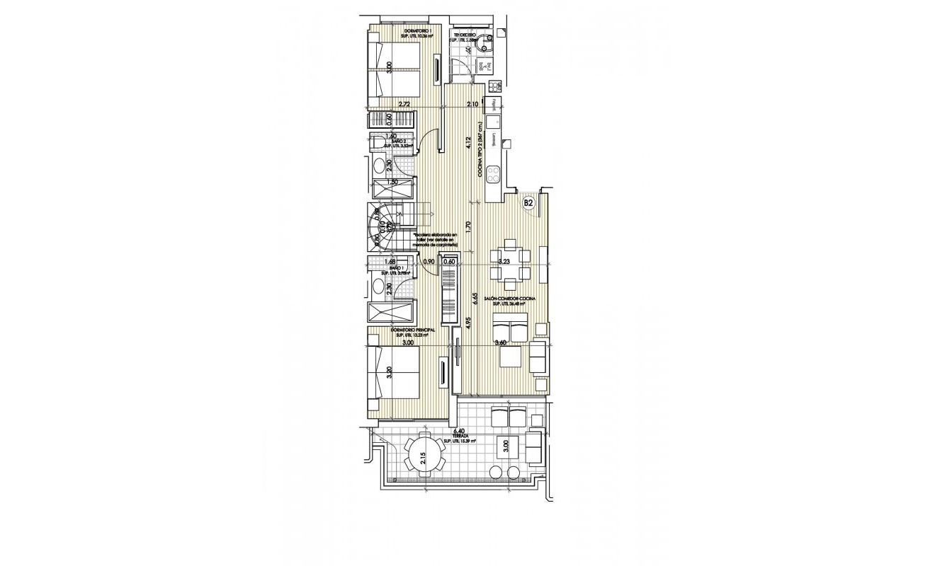 Nouvelle construction - Attique - Orihuela Costa - Villamartín