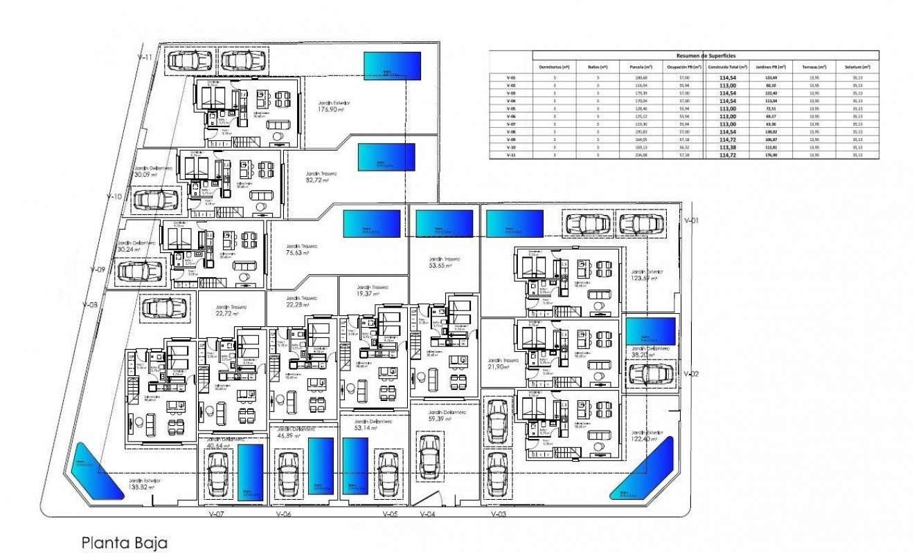 Nieuwbouw woningen - Town House - San Javier - Santiago de la Ribera