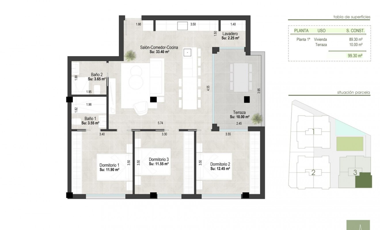 Nieuwbouw woningen - Appartement - San Pedro del Pinatar - CENTRO