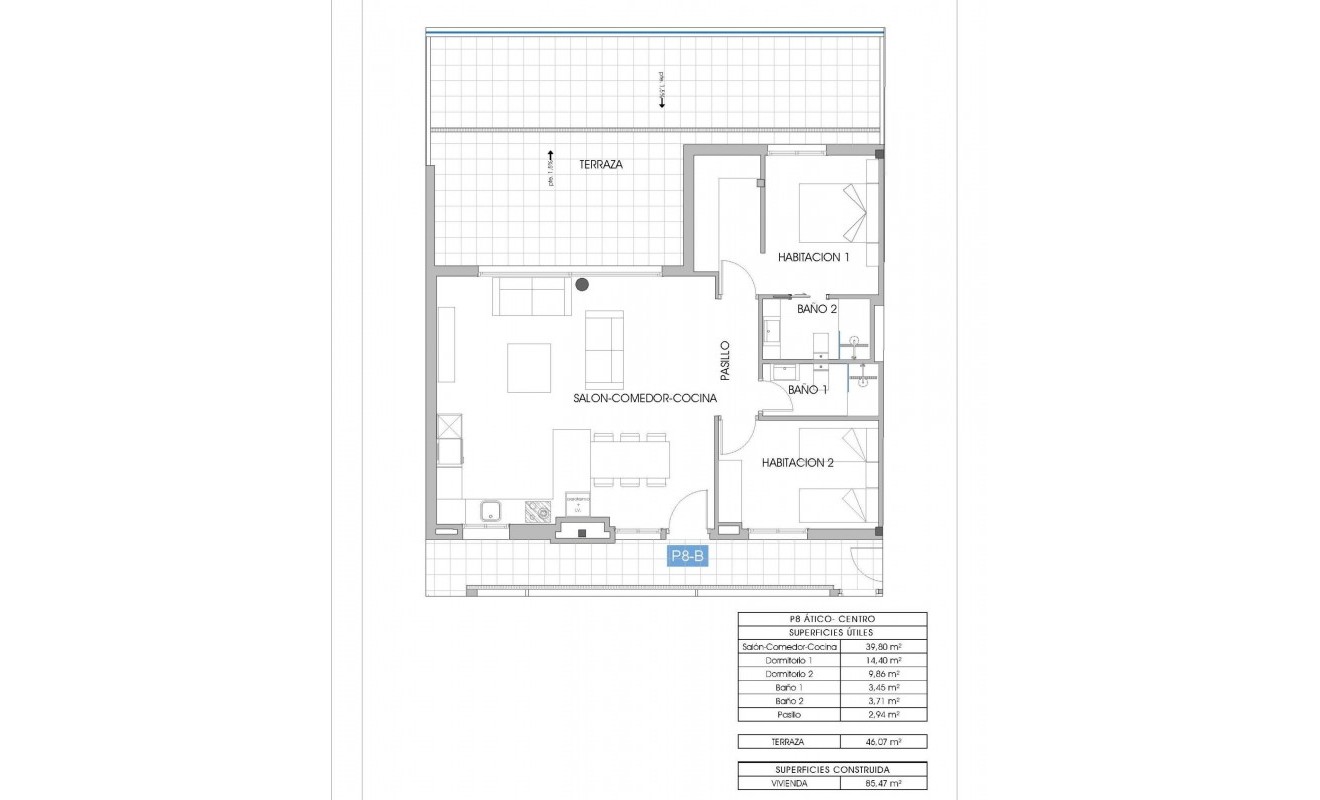 Nieuwbouw woningen - Penthouse - Villajoyosa - Cala de Finestrat