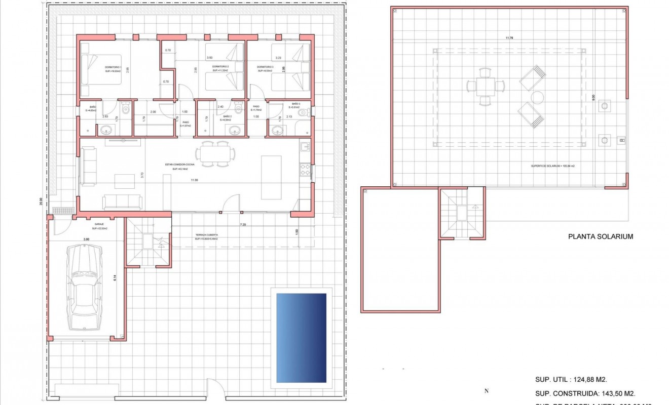 Nieuwbouw woningen - Villa - Fuente Álamo - La Pinilla