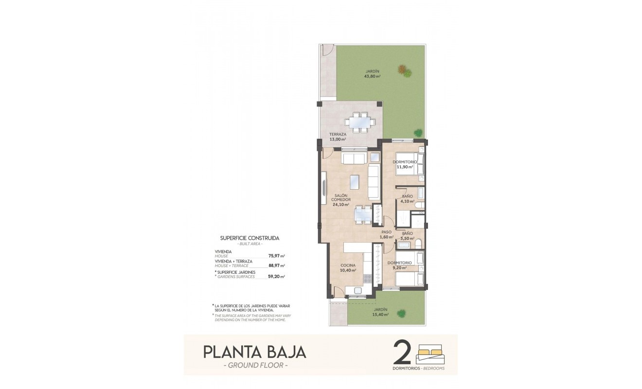 Nieuwbouw woningen - Bungalow - San Miguel de Salinas - La Cañada