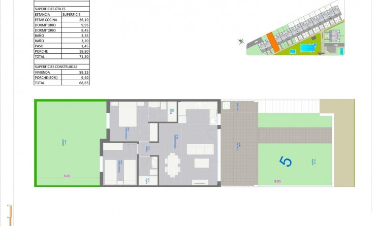 Nieuwbouw woningen - Bungalow - Pilar de la Horadada - pueblo