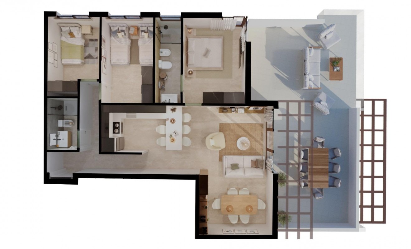 Nieuwbouw woningen - Appartement - Vera - Vera playa