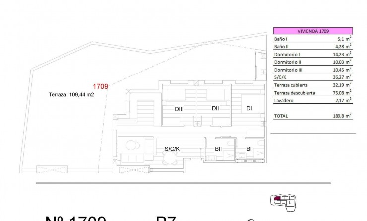 Nieuwbouw woningen - Penthouse - San Miguel de Salinas - Pueblo