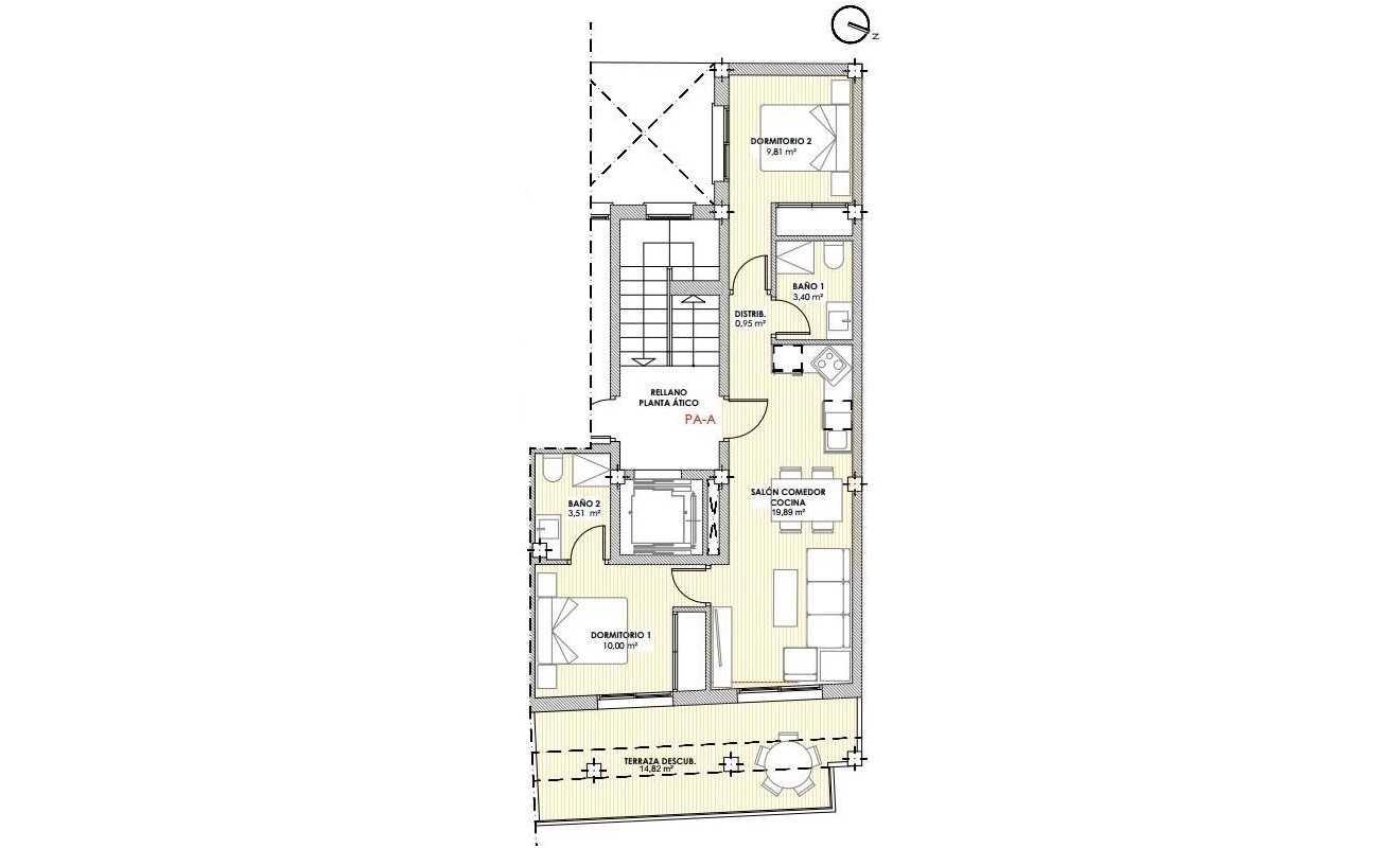 Nieuwbouw woningen - Penthouse - Torrevieja - Centro