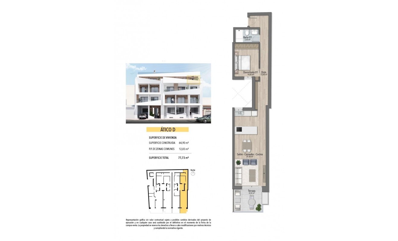 Nieuwbouw woningen - Penthouse - Torrevieja - Playa de El Cura