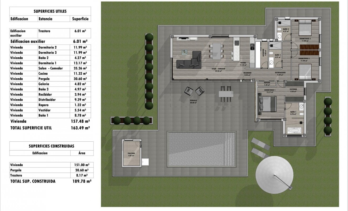 Nieuwbouw woningen - Villa - Aspe - Poligono 19