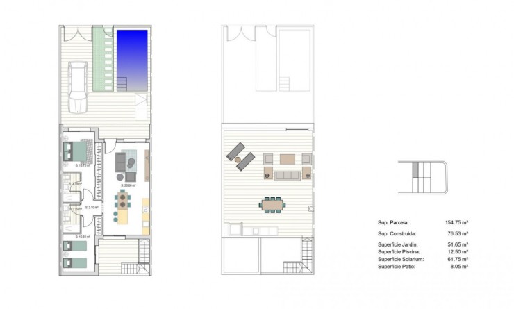 Nieuwbouw woningen - Town House - San Javier - Parque del doce