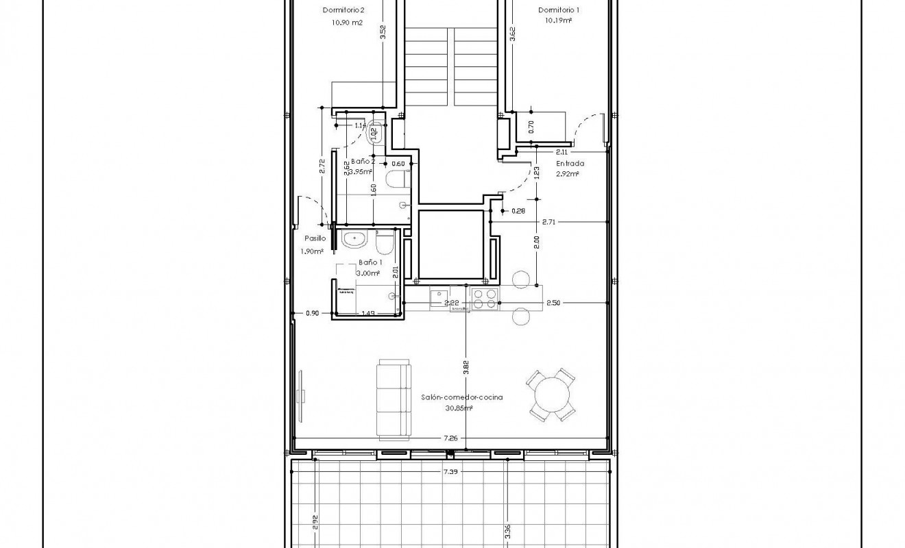 Nieuwbouw woningen - Penthouse - Alicante - Centro