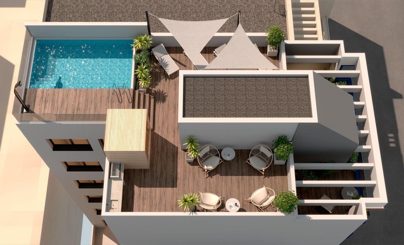 Nieuwbouw woningen - Appartement - Torrevieja - Playa del Acequión