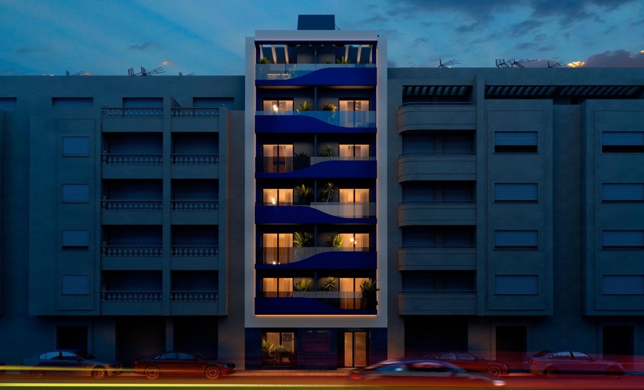Nieuwbouw woningen - Appartement - Torrevieja - Playa del Acequión