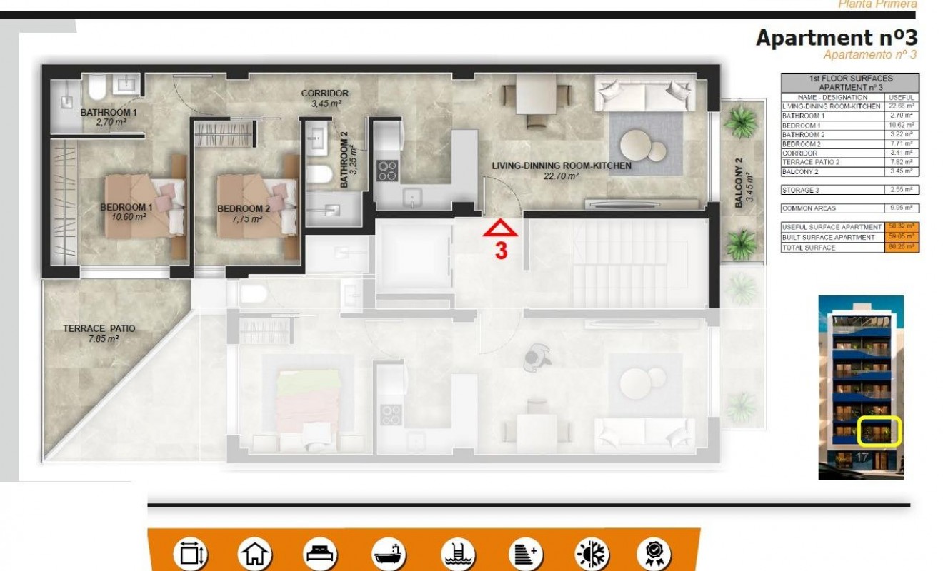 Nieuwbouw woningen - Appartement - Torrevieja - Playa del Acequión