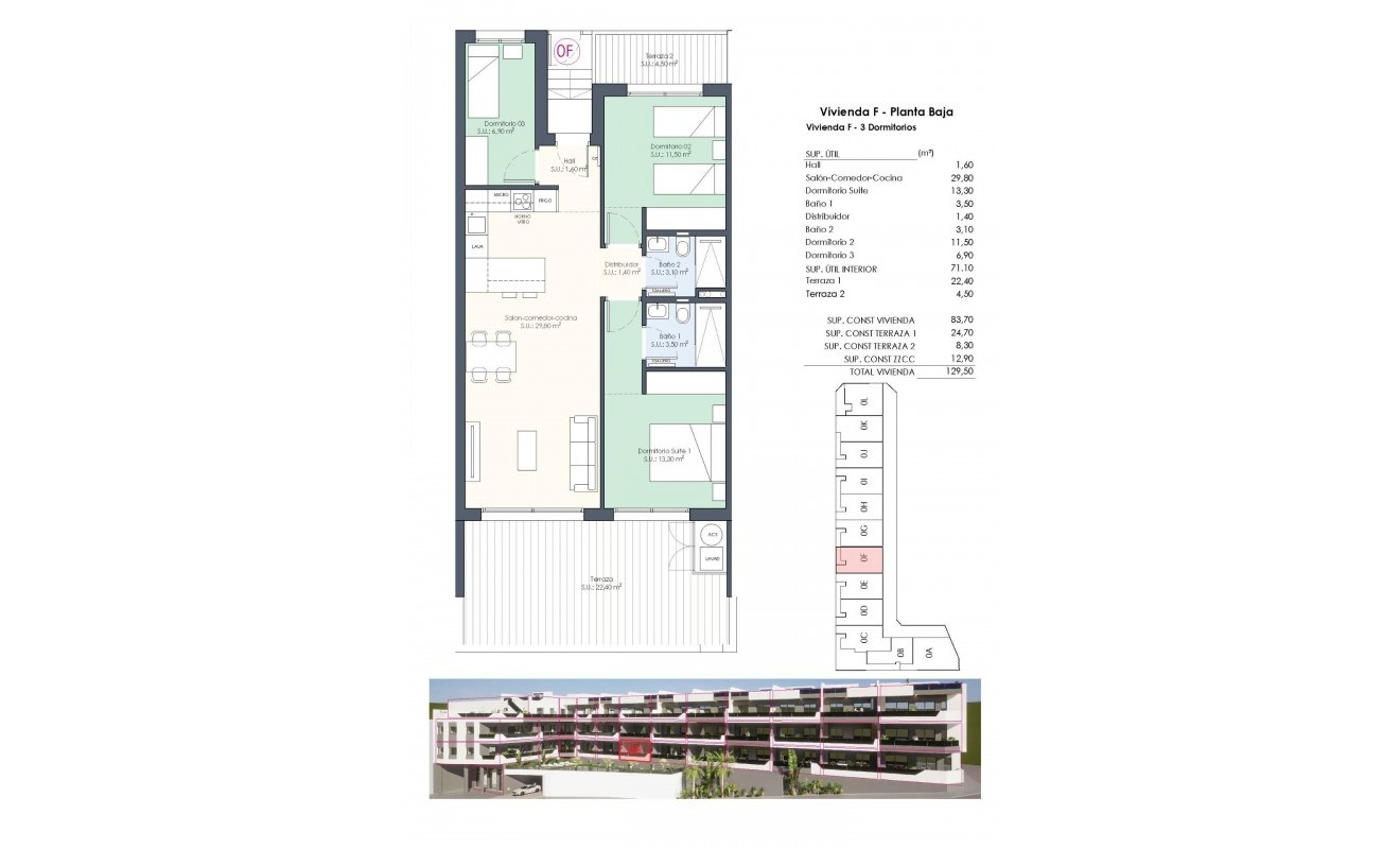 Nieuwbouw woningen - Appartement - Benijofar - Pueblo