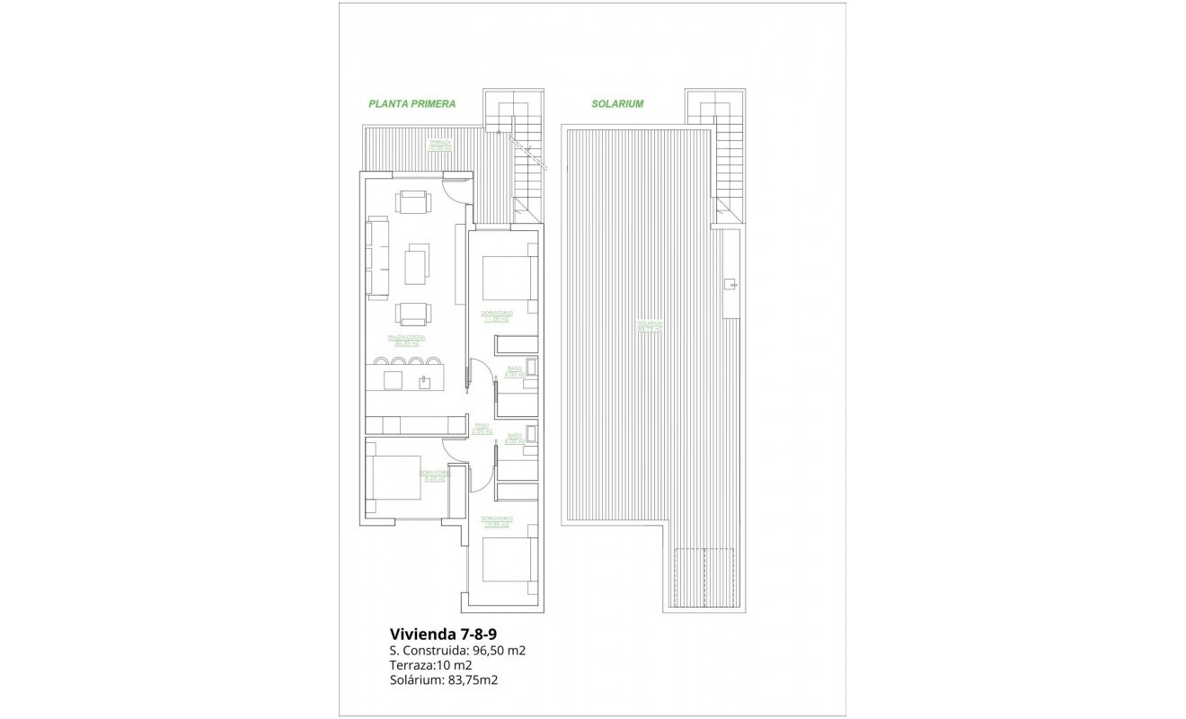 Nieuwbouw woningen - Bungalow - San Pedro del Pinatar - Los antolinos