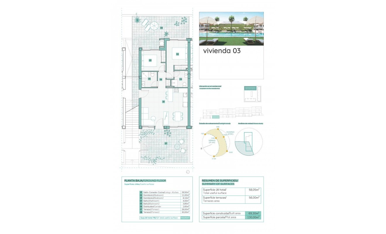 Nieuwbouw woningen - Bungalow - Torrevieja - Los balcones