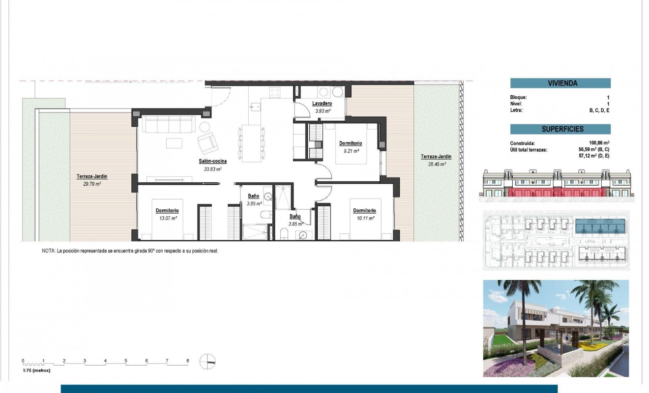 New Build - Bungalow - Los Alcázares - Serena Golf