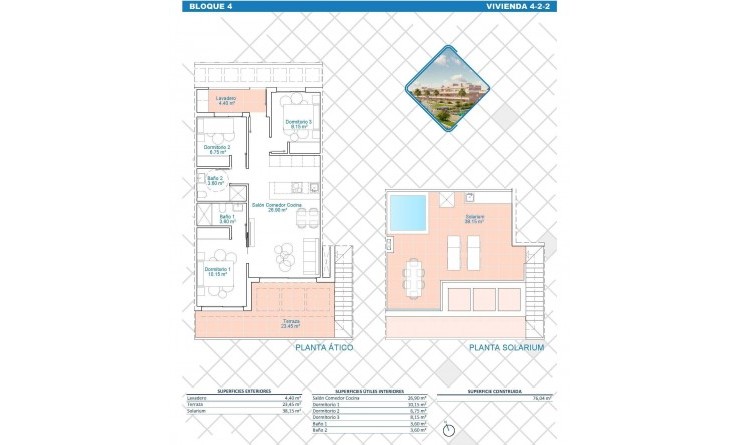Nieuwbouw woningen - Penthouse - Pilar de la Horadada - Lo Monte