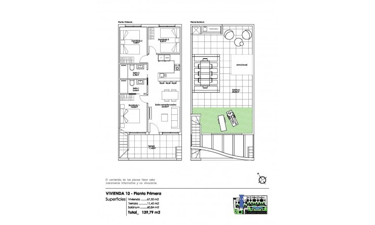 Nieuwbouw woningen - Bungalow - Pilar de la Horadada - Parque Ramon eugenio Escudero