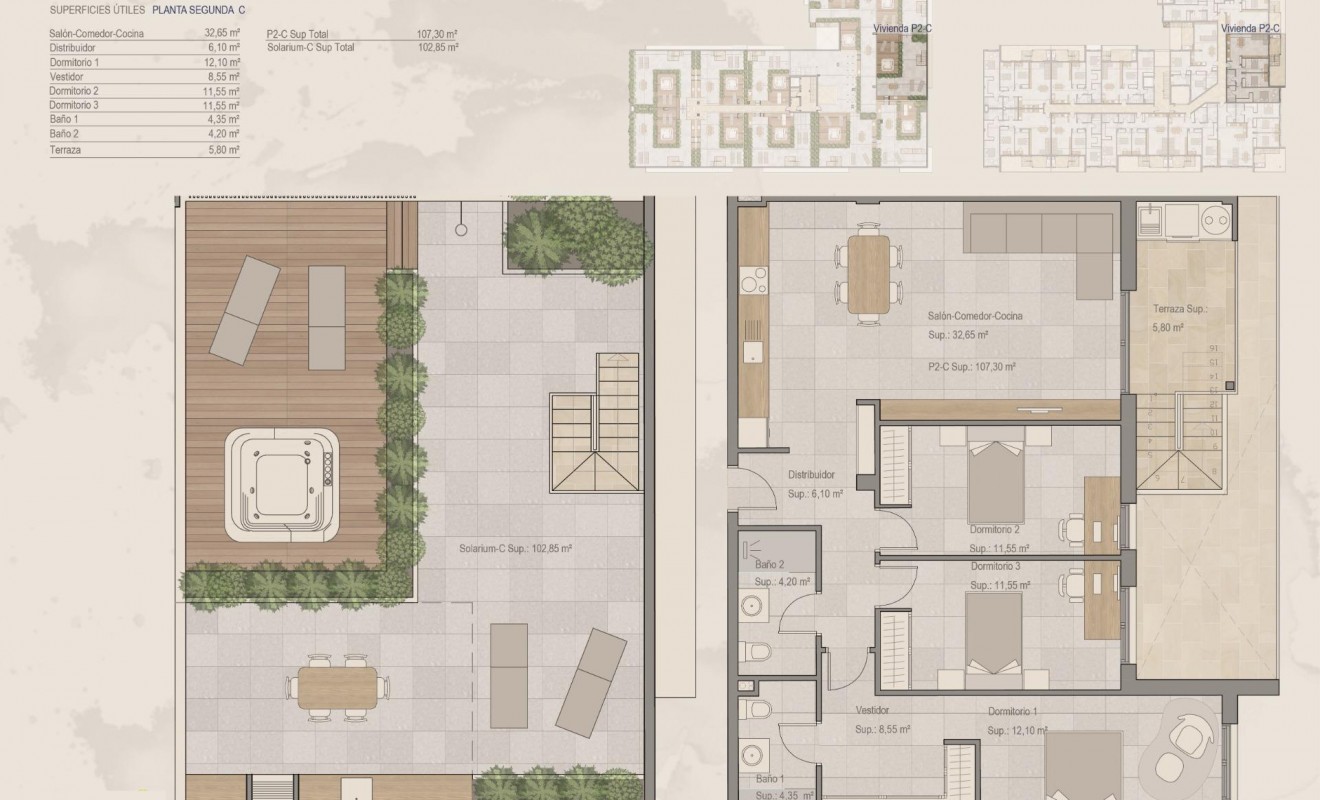 Nieuwbouw woningen - Penthouse - Torre Pacheco - Centro